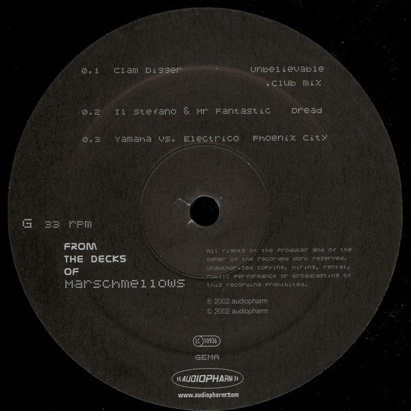 Marschmellows : From The Decks Of Marschmellows (4xLP, Comp + Box)