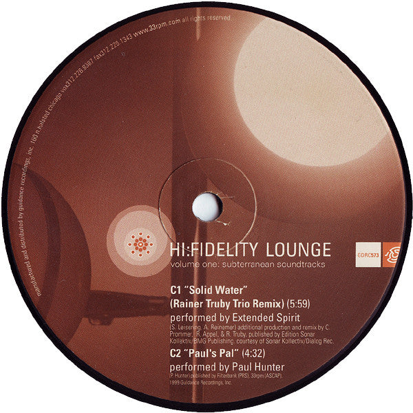 Various : Hi:Fidelity Lounge - Volume One: Subterranean Soundtracks (3xLP, Comp)