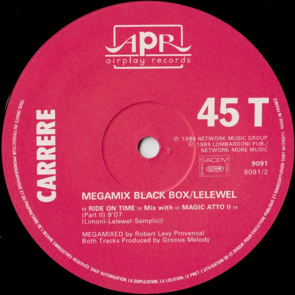 Black Box + DJ Lelewel : Megamix (12")