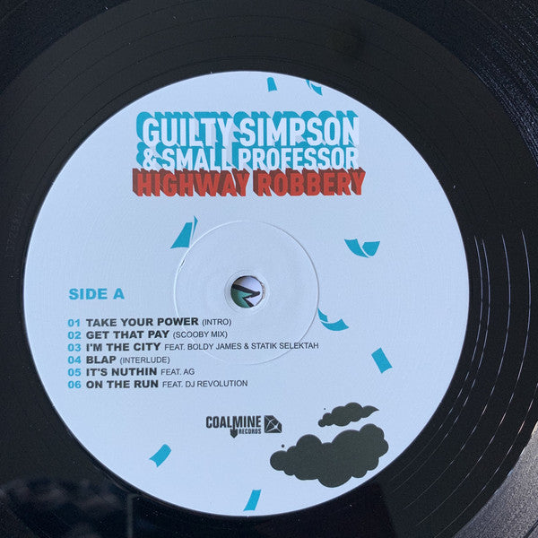 Guilty Simpson & Small Professor : Highway Robbery (LP, Album, Ltd, Bla)