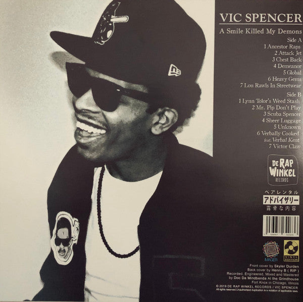 Vic Spencer : A Smile Killed My Demons (LP, Album, Ltd, Pur)