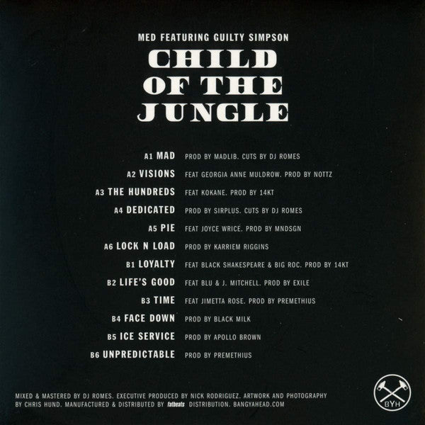 M.E.D. (2) Featuring Guilty Simpson : Child Of The Jungle (LP, Album)