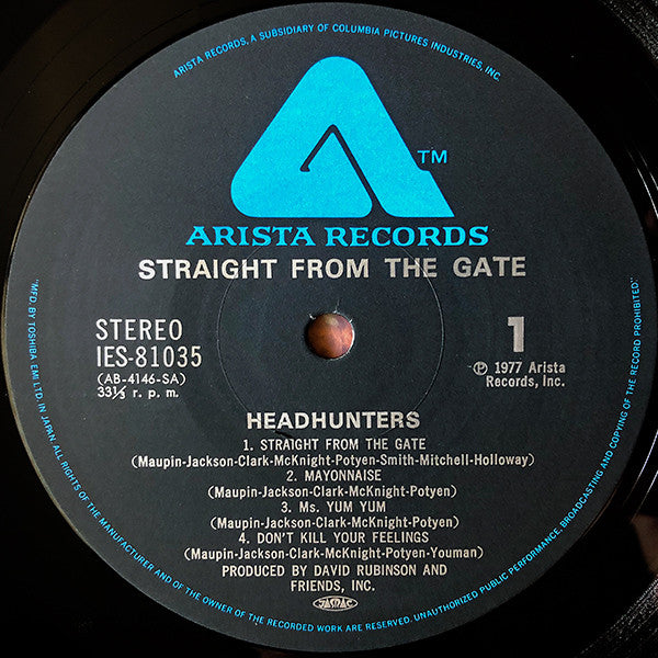 The Headhunters : Straight From The Gate (LP, Album)