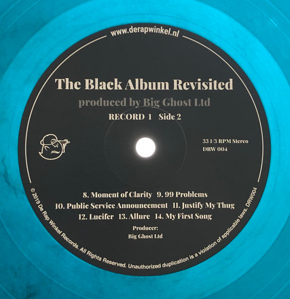 Big Ghost LTD X Jay-Z : The Black Album Revisited (LP, Album, Ltd, Num, Sea)