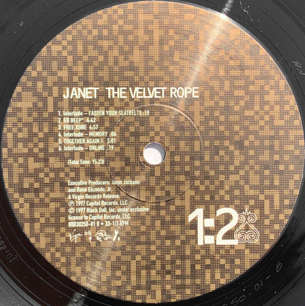 Janet Jackson : The Velvet Rope (2xLP, Album, RE)