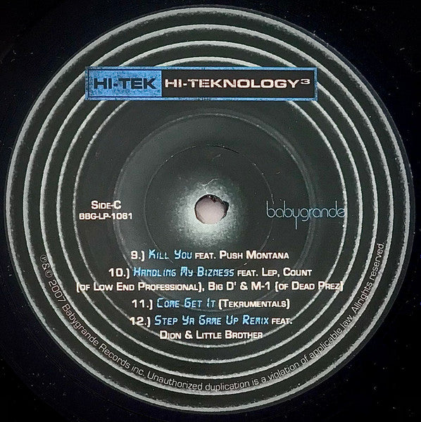 Hi-Tek : Hi-Teknology³: Underground (2xLP, Album)