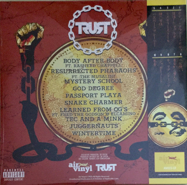 Planet Asia, 38 Spesh : Trust The Chain (12", Album, Ltd, OBI)