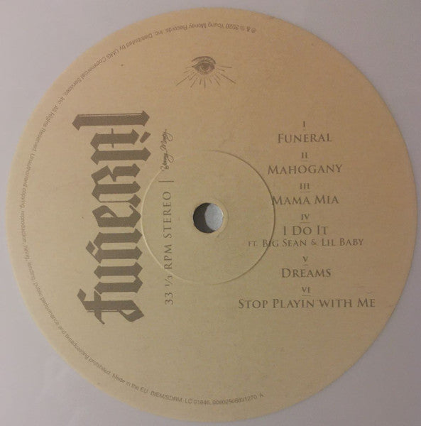Lil Wayne : Funeral (2xLP, Album, Whi)