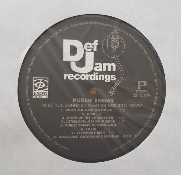 Public Enemy : What You Gonna Do When The Grid Goes Down? (LP, Album, S/Edition)