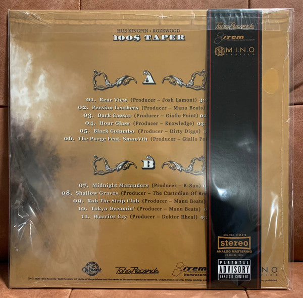 Hus Kingpin & Rozewood : 100$ Taper (LP, Ltd, Num, TP, Han)