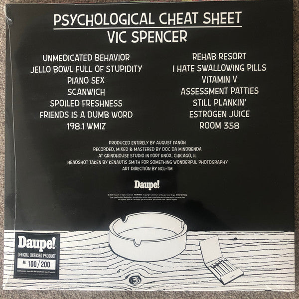 Vic Spencer : Psychological Cheat Sheet (LP, Album, Ltd, Num)
