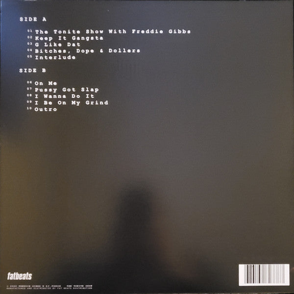 Freddie Gibbs, DJ Fresh (7) : The Tonite Show With Freddie Gibbs (LP, Album, RE)