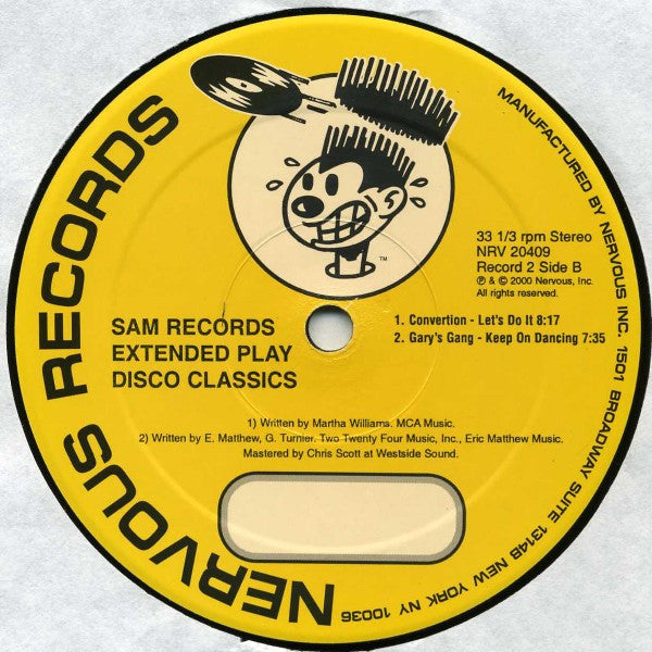 Various : Sam Records Extended Play (Disco Classics) (2x12", Comp)