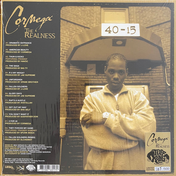 Cormega : The Realness (2xLP, Album, Num, RE, RM, Gol)