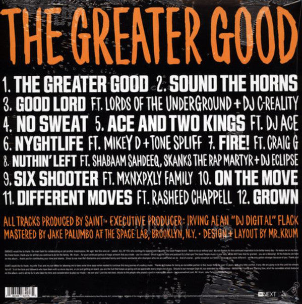 The Good People : The Greater Good (LP, Album)