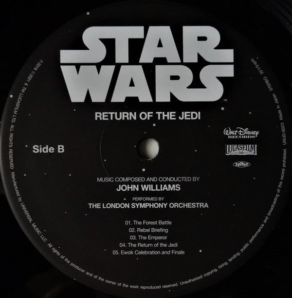 John Williams (4), London Symphony Orchestra : Star Wars / Return Of The Jedi = スター・ウォーズ / ジェダイの帰還 (LP, Album, RE, RM)