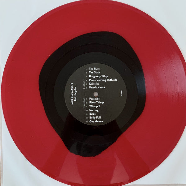 M.E.D. (2), Blu (2), Madlib : Bad Neighbor (LP, Album, RE, S/Edition, Red)