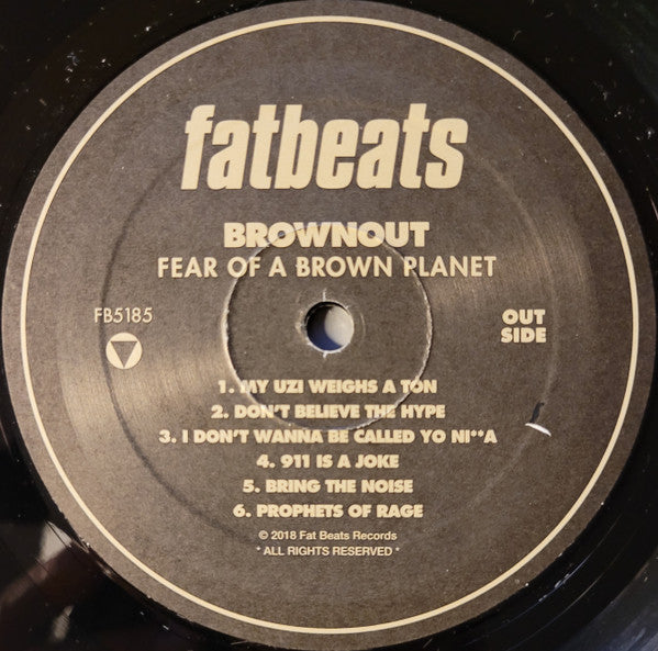 Brownout : Fear Of A Brown Planet (LP, Album)