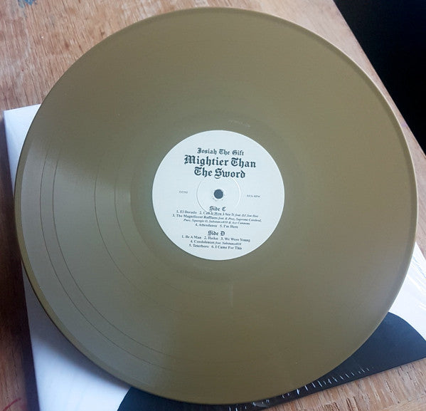 Josiah The Gift : Mightier Than The Sword (2xLP, Album, Ltd, Num, Gol)