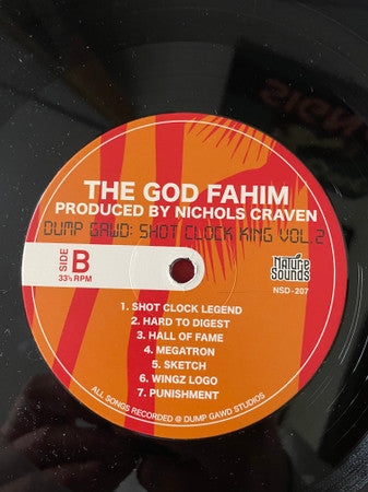 ThaGodFahim, Nicholas Craven : Dump Gawd: Shot Clock King Volume 1 & 2 (LP, Comp)
