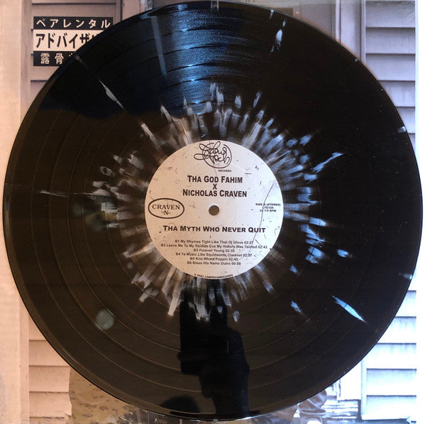 ThaGodFahim X Nicholas Craven : Tha Myth Who Never Quit (LP, Album, Ltd, Spl)