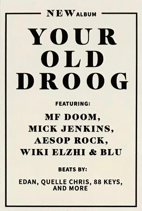 Your Old Droog : Time (2xLP, Album)