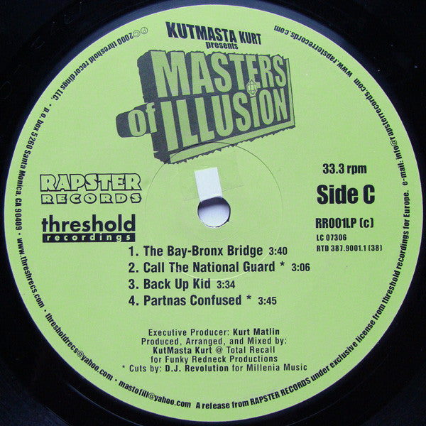 Kut Masta Kurt Presents Masters Of Illusion : Masters Of Illusion (2xLP, Album)