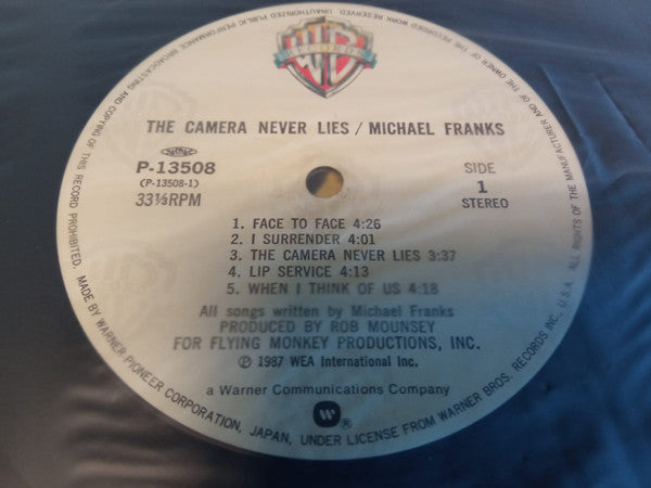 Michael Franks : The Camera Never Lies (LP, Album)