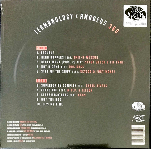 Termanology x Amadeus 360 The Beat King : 360 (LP, Album, Ltd, Num, Bro)