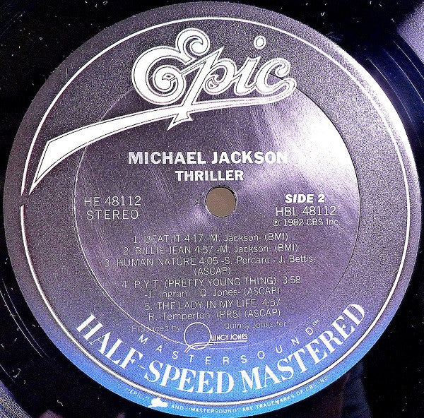 Michael Jackson : Thriller (LP, Album, Hal)