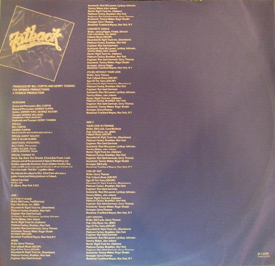 The Fatback Band : 14 Karat (LP, Album, 72 )
