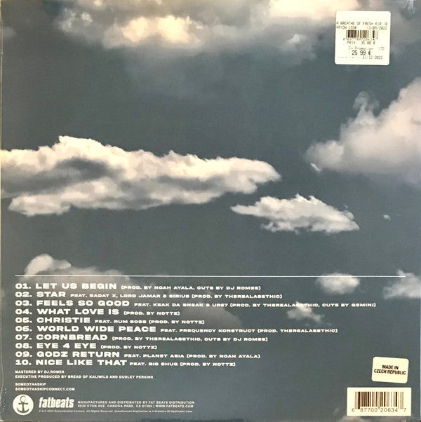 Bread Of Kaliwild : A Breath Of Fresh Air (LP, Album, Blu)