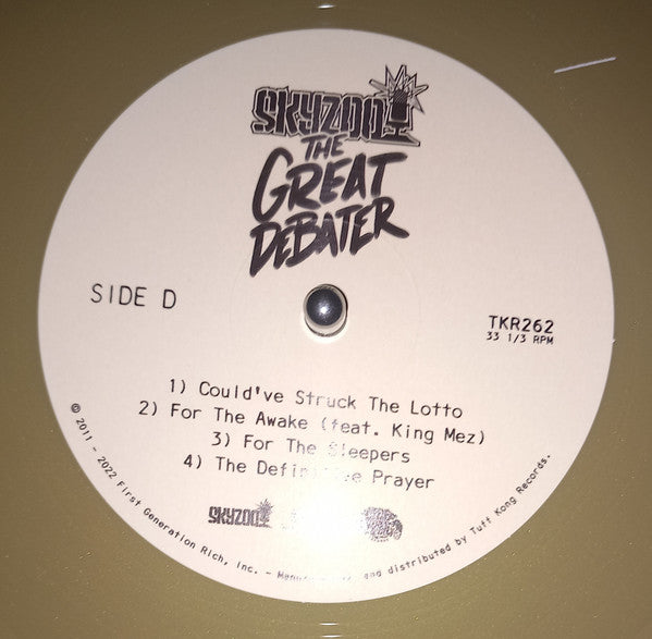 Skyzoo : The Great Debater (2xLP, Album, Ltd, Num, Gol)