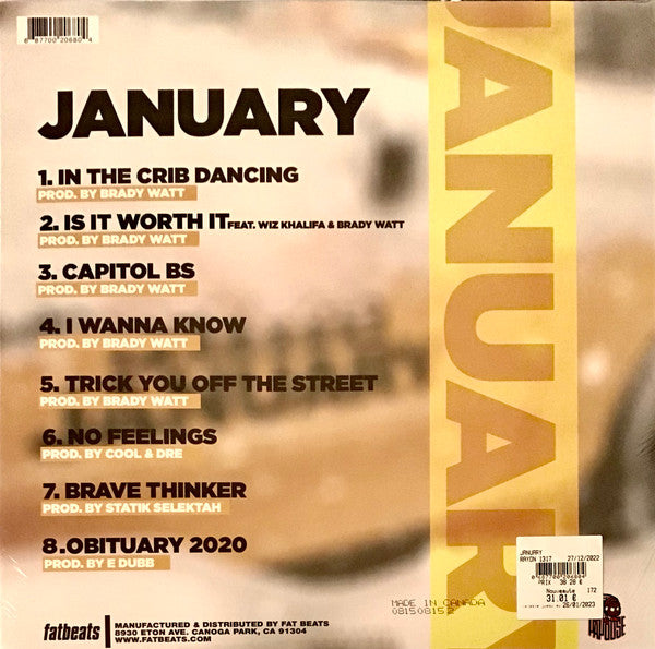 Papoose : January (LP, Album, Ltd)