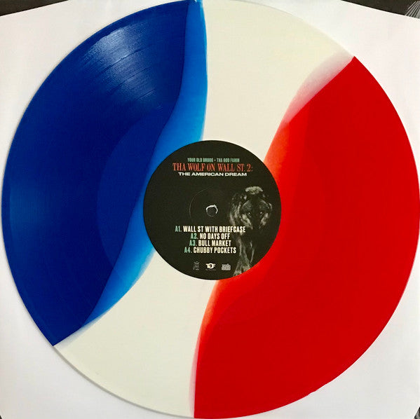 Your Old Droog x ThaGodFahim : Tha Wolf On Wall St. 2: The American Dream (LP, Album, Ltd, Red)