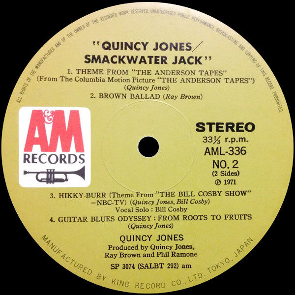 Quincy Jones : Smackwater Jack (LP, Album)