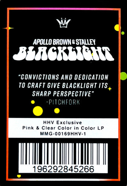Apollo Brown & Stalley : Blacklight (LP, Album, Ltd, Pin)