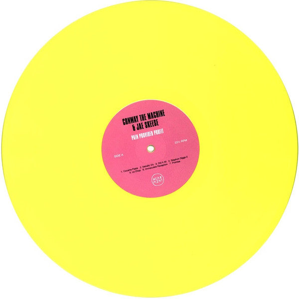 Conway The Machine & Jae Skeese : Pain Provided Profit (LP, S/Sided, Album, Yel)