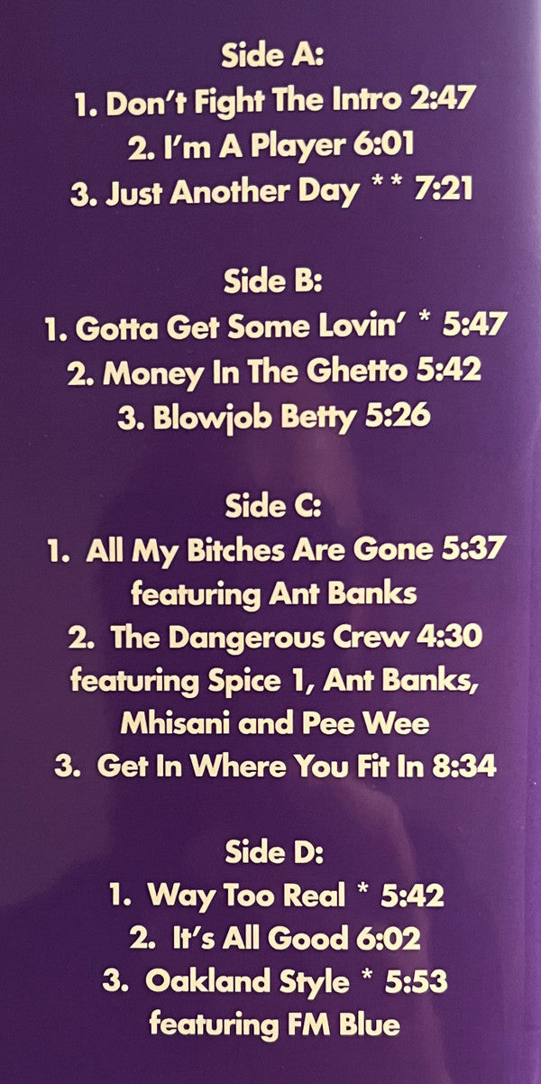 Too Short : Get In Where You Fit In (2xLP, Album, Ltd, Num, RE, OBI)
