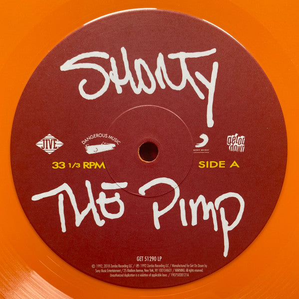 Too Short : Shorty The Pimp (LP, Album, Ltd, Num, RE, Ora)