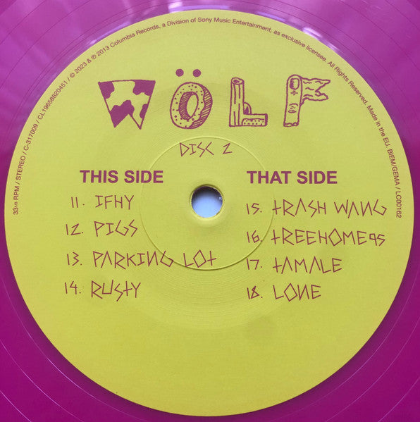 Tyler, The Creator : Wolf (2xLP, Album, RP, Pin)