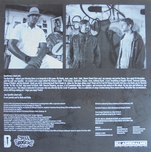 Beneficence & Jazz Spastiks : Summer Night Sessions (LP, Album, Ltd, Whi)