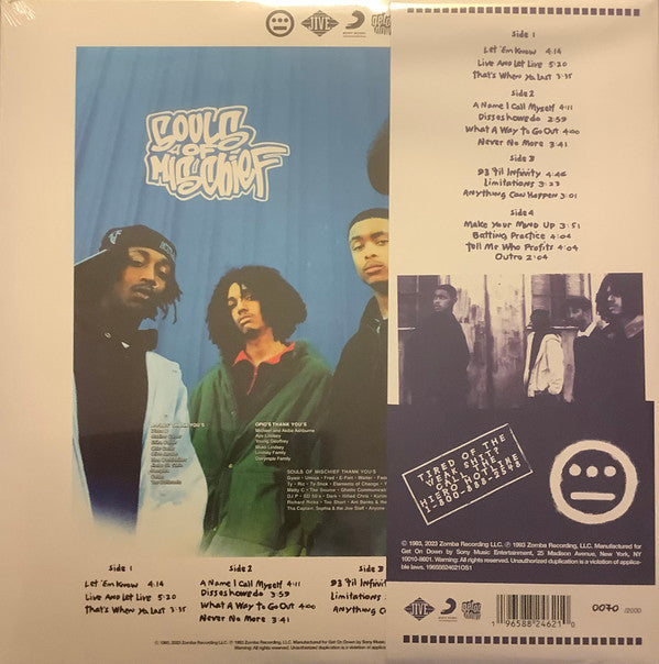 Souls Of Mischief : 93 'til Infinity (LP, Blu + LP, Yel + Album, Ltd, Num, 30t)