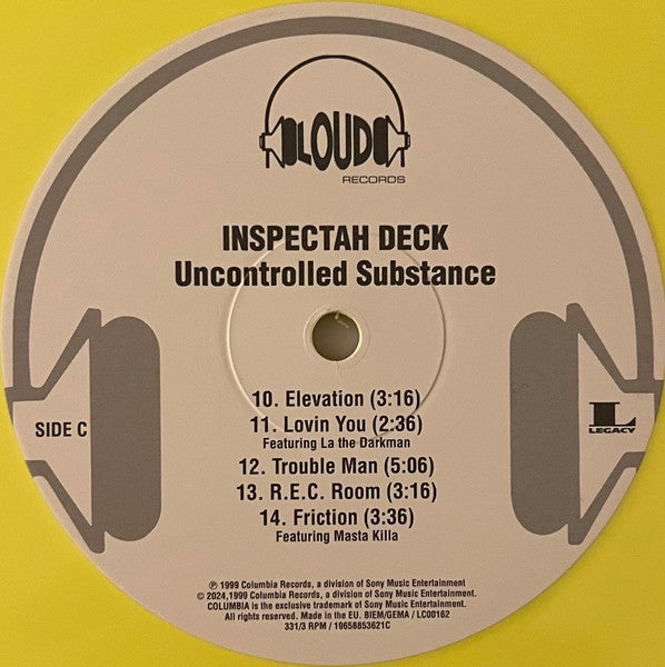 Inspectah Deck : Uncontrolled Substance (2xLP, Album, RE, Spe)