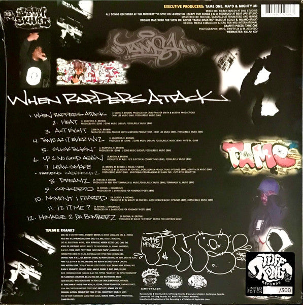 Tame One : When Rappers Attack (LP, Blu + LP, Red + Album, Ltd, Num, RE)