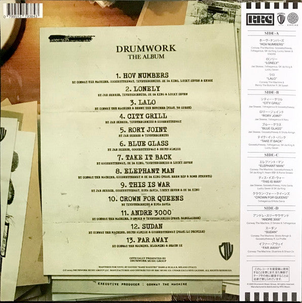 Conway The Machine : Drumwork: The Album (2xLP, Album, Ltd, Obi)