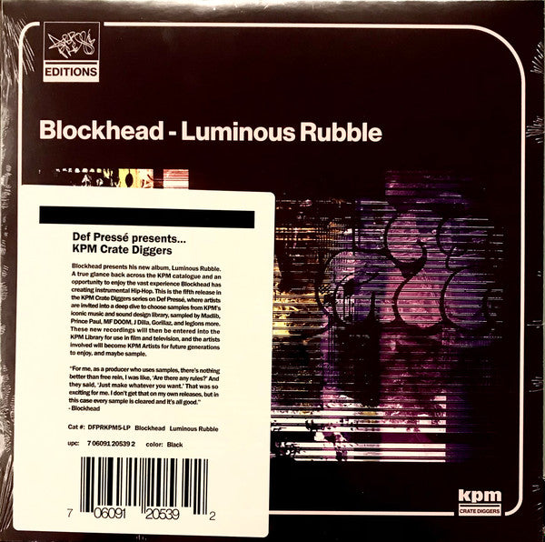 Blockhead : Luminous Rubble (LP, Ltd)