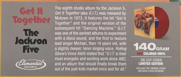 The Jackson 5 : Get It Together (LP, Album, Ltd, RE, Red)
