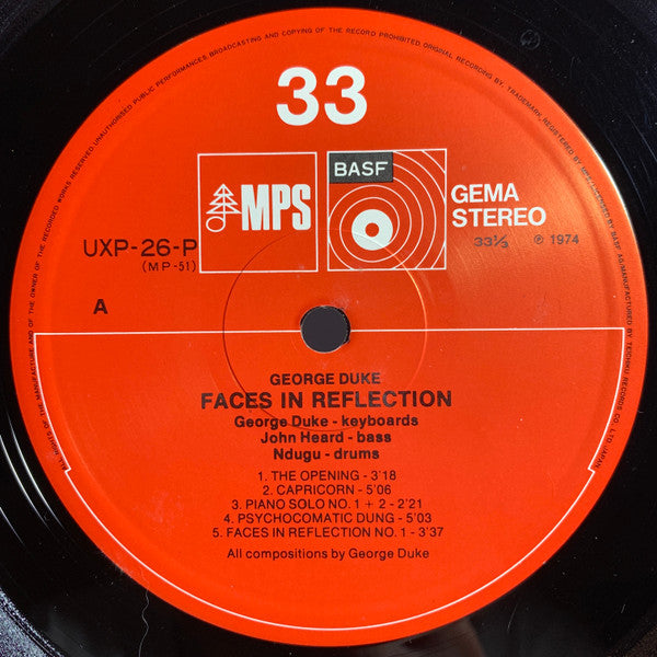 George Duke : Faces In Reflection (LP, Album)