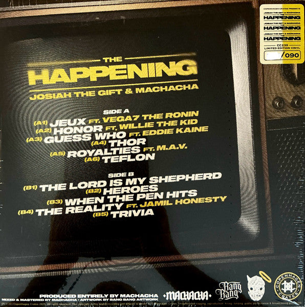 Josiah The GIft & Machacha : The Happening (LP, Album, Ltd, Num, Str)